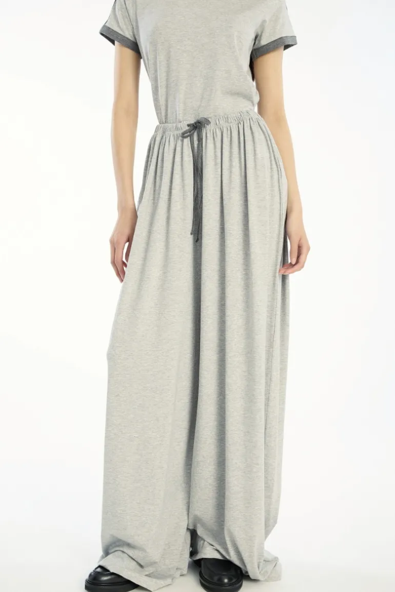 Stretchy Long Pants Light Grey