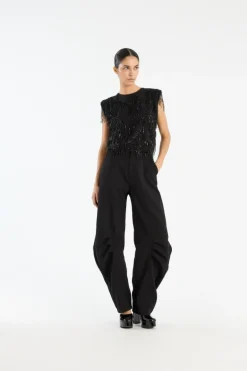Suiting Cargo Pants Black
