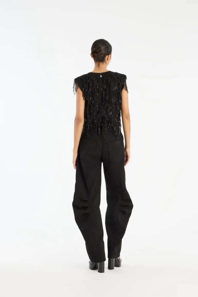Suiting Cargo Pants Black