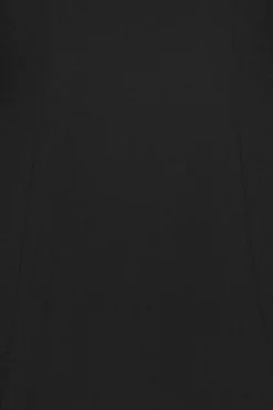 Suiting Flared Mini Dress Black