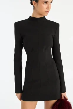 Suiting Ls Mini Dress Black