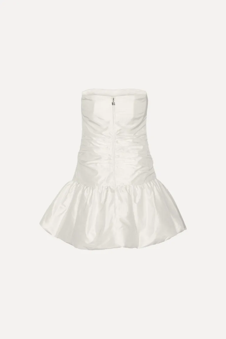 Taffeta Balloon Dress White