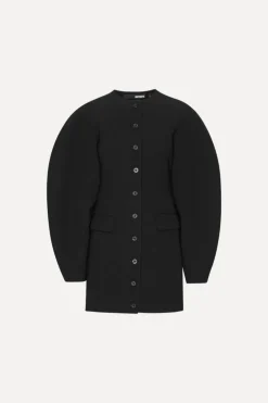 Tailored Mini Dress Black