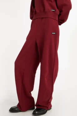 Terry Back Sweatpants Bordeaux