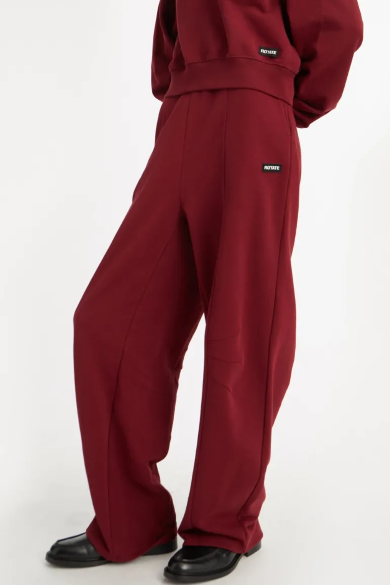 Terry Back Sweatpants Bordeaux