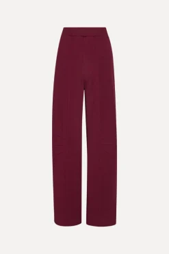 Terry Back Sweatpants Bordeaux