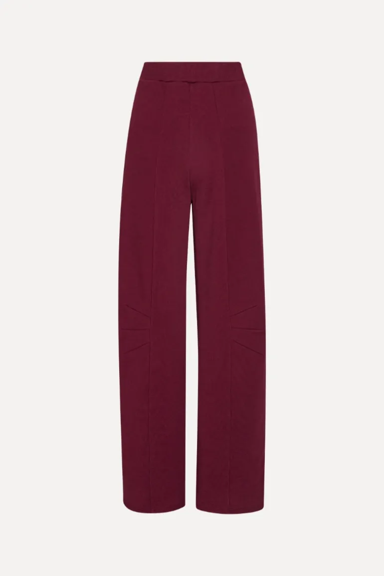 Terry Back Sweatpants Bordeaux