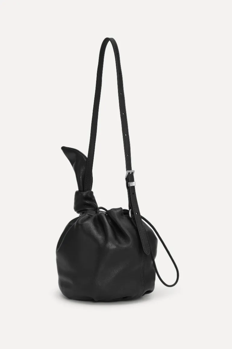 The Bon Bon Bag Black Leather