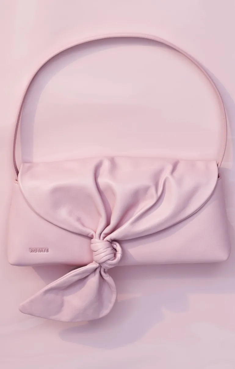 The Drape Bag Pink Leather
