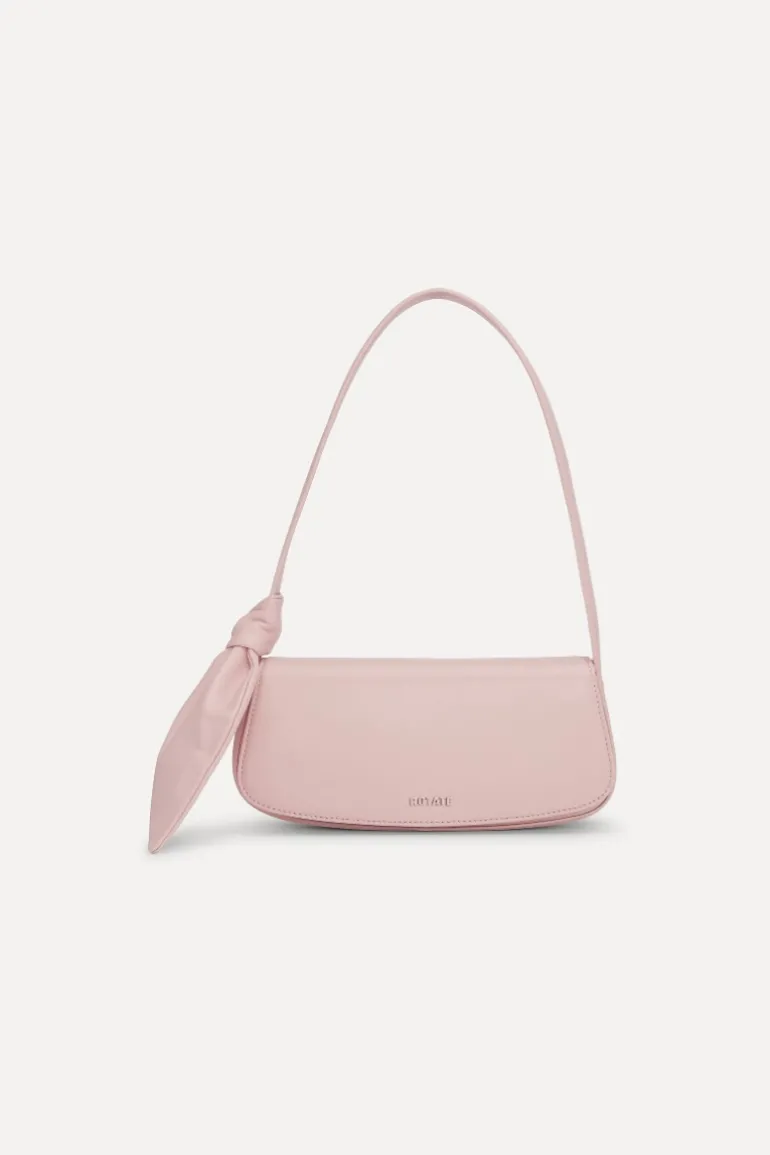 The Scarf Bag Pink Leather