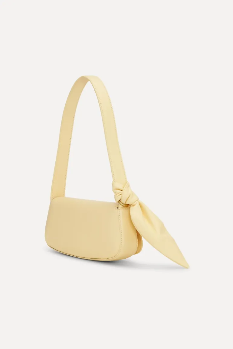 The Scarf Bag Yellow Leather