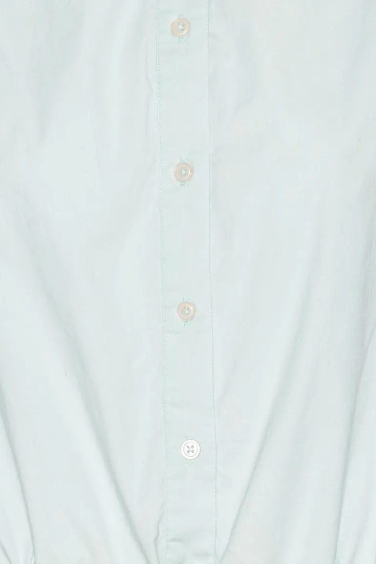 Tie Strap Ls Top Light Blue