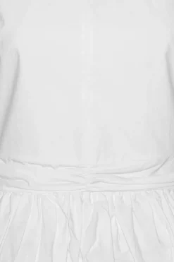 Top W/ Puffsleeves Bright White