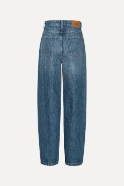 Wide Leg 5 Pocket Pants Blue